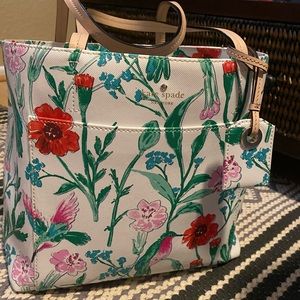 KATE SPADE hummingbird and floral bag